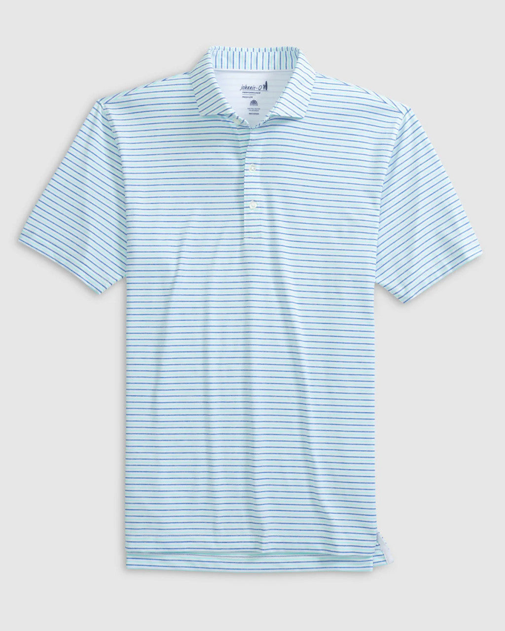 Johnnie-O Vik Striped Jersey Performance Polo: Victory