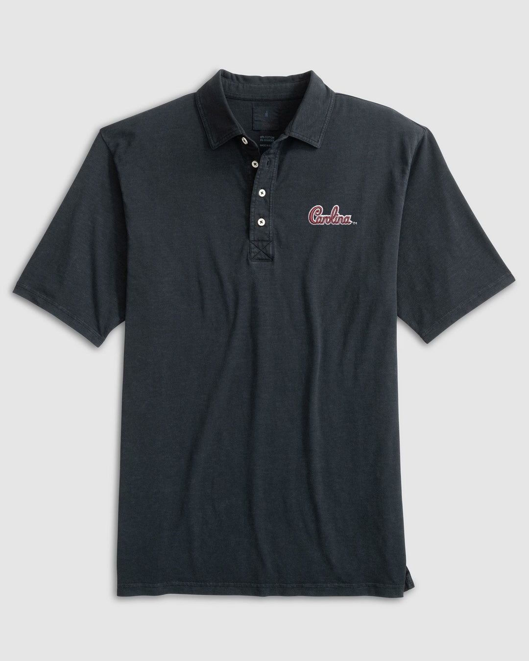 Johnnie-O University of South Carolina Coastal Wash Original Polo - Script Logo: Black