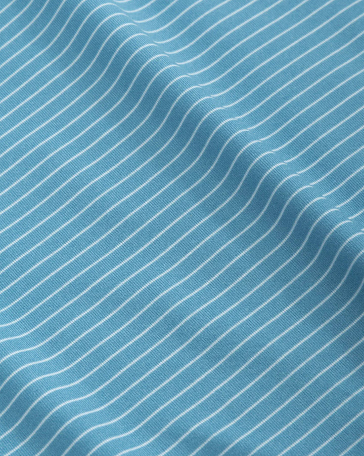 Johnnie-O Double Eagle Striped Featherweight Performance Polo: Tornado