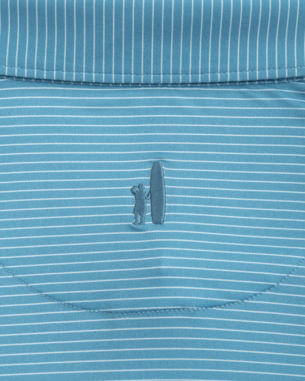 Johnnie-O Double Eagle Striped Featherweight Performance Polo: Tornado