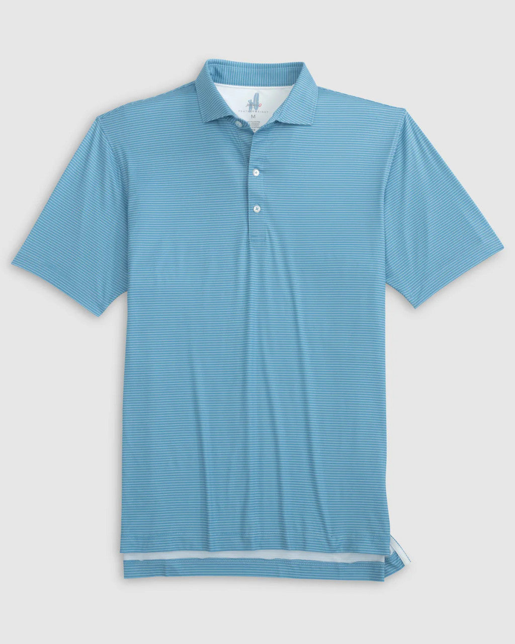 Johnnie-O Double Eagle Striped Featherweight Performance Polo: Tornado