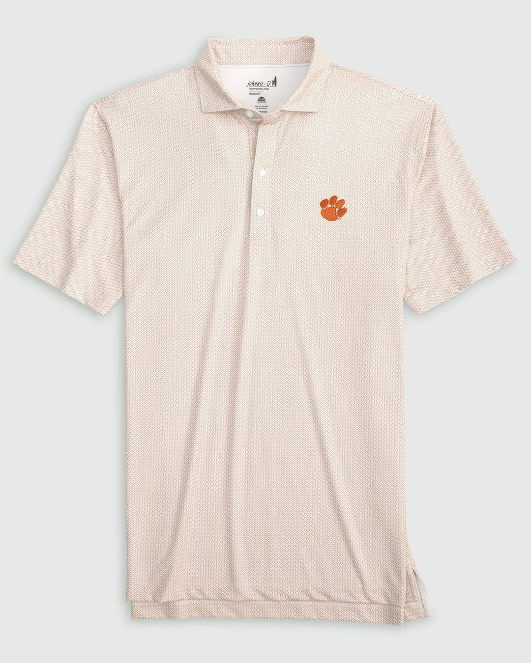 Johnnie-O Clemson Slade Performance Jersey Polo: Orange