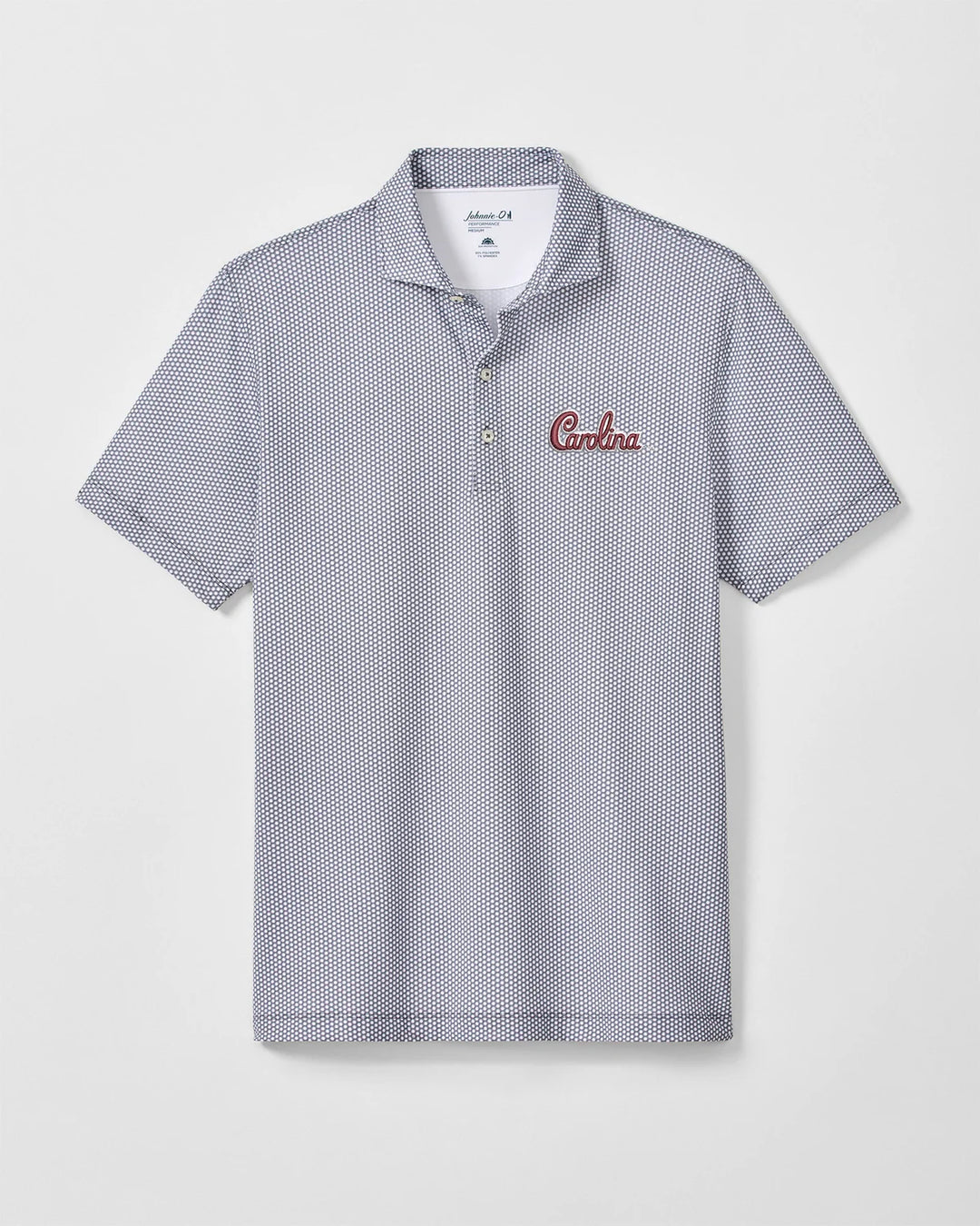 Johnnie-O University of South Carolina Hex Performance Jersey Polo - Script Logo: Black