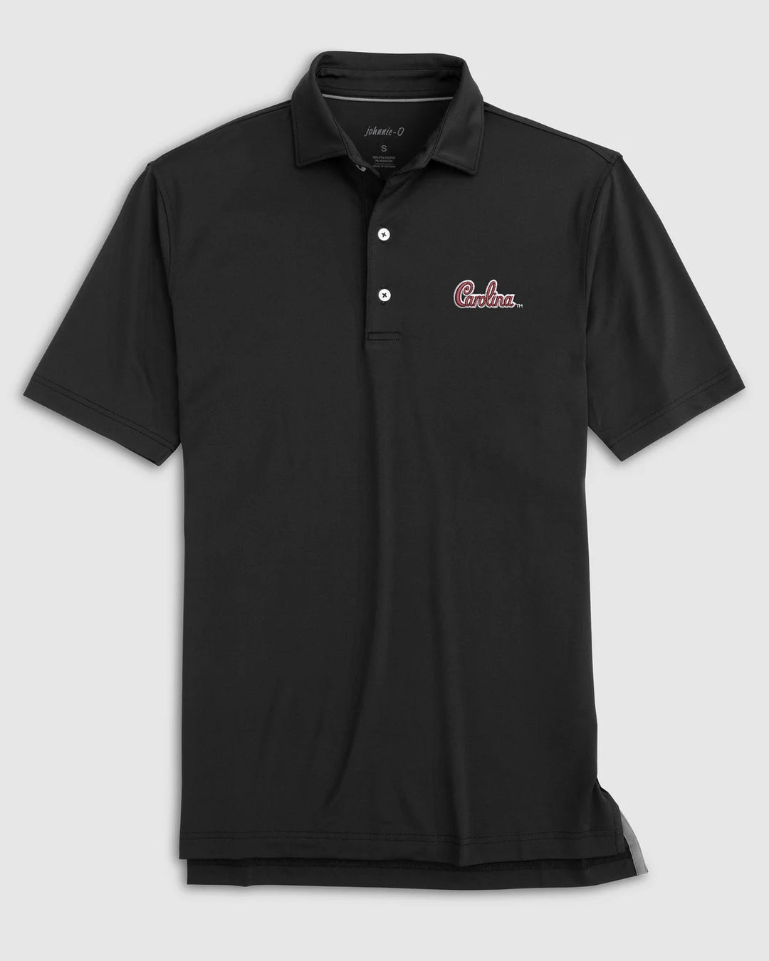 Johnnie-O University of South Carolina "Carolina Script" Birdie Performance Jersey Polo: Black