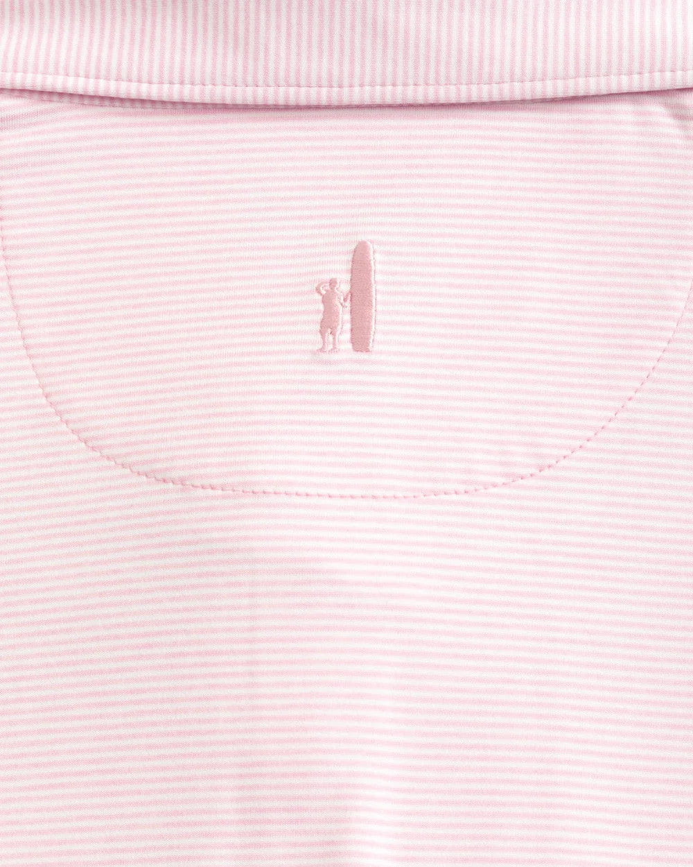Johnnie-O Lyndon Striped Jersey Performance Polo: Bahama Mama