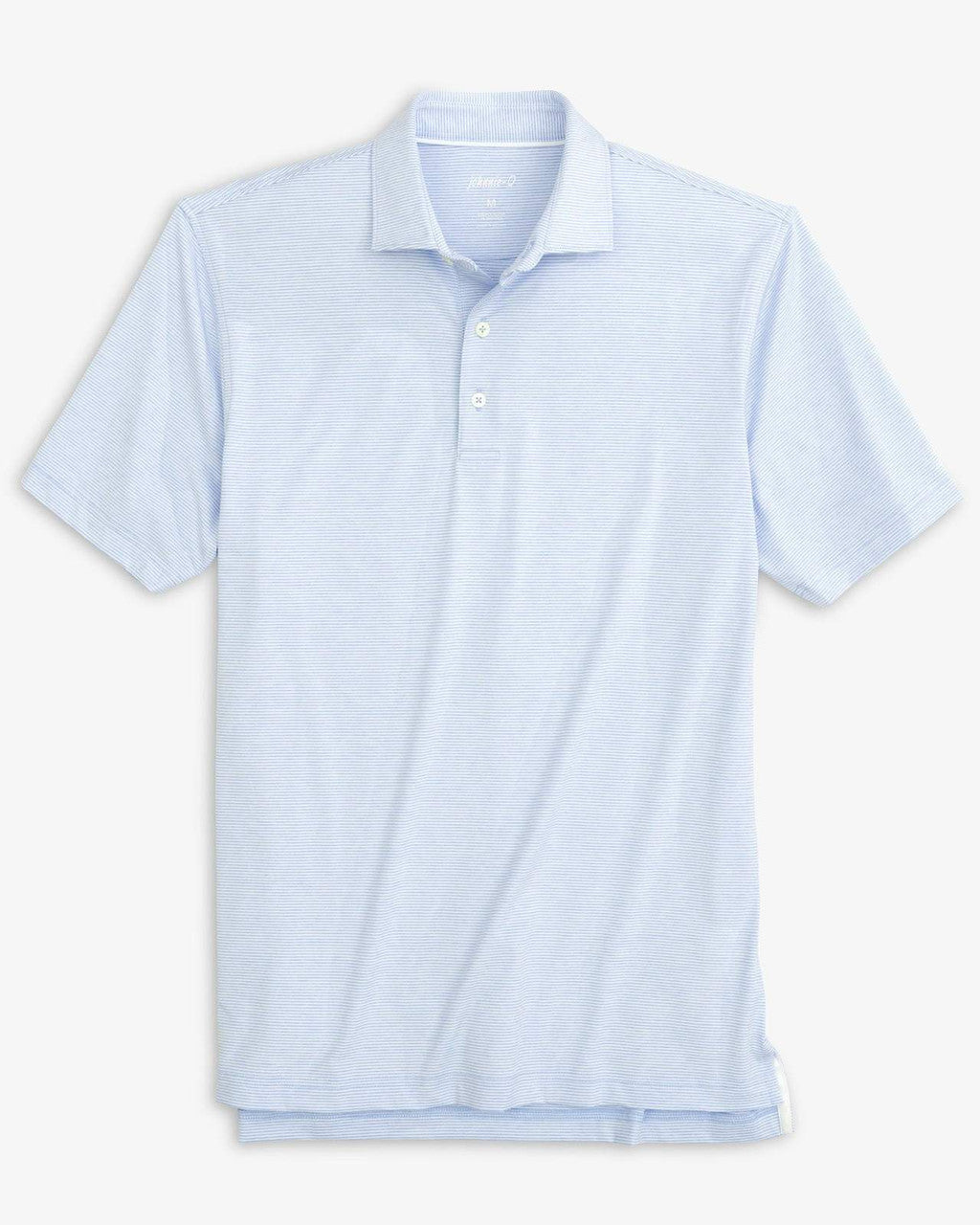 Johnnie-O Birdie PREP-FORMANCE Jersey Polo - Lyndon Stripe - Gulf Blue