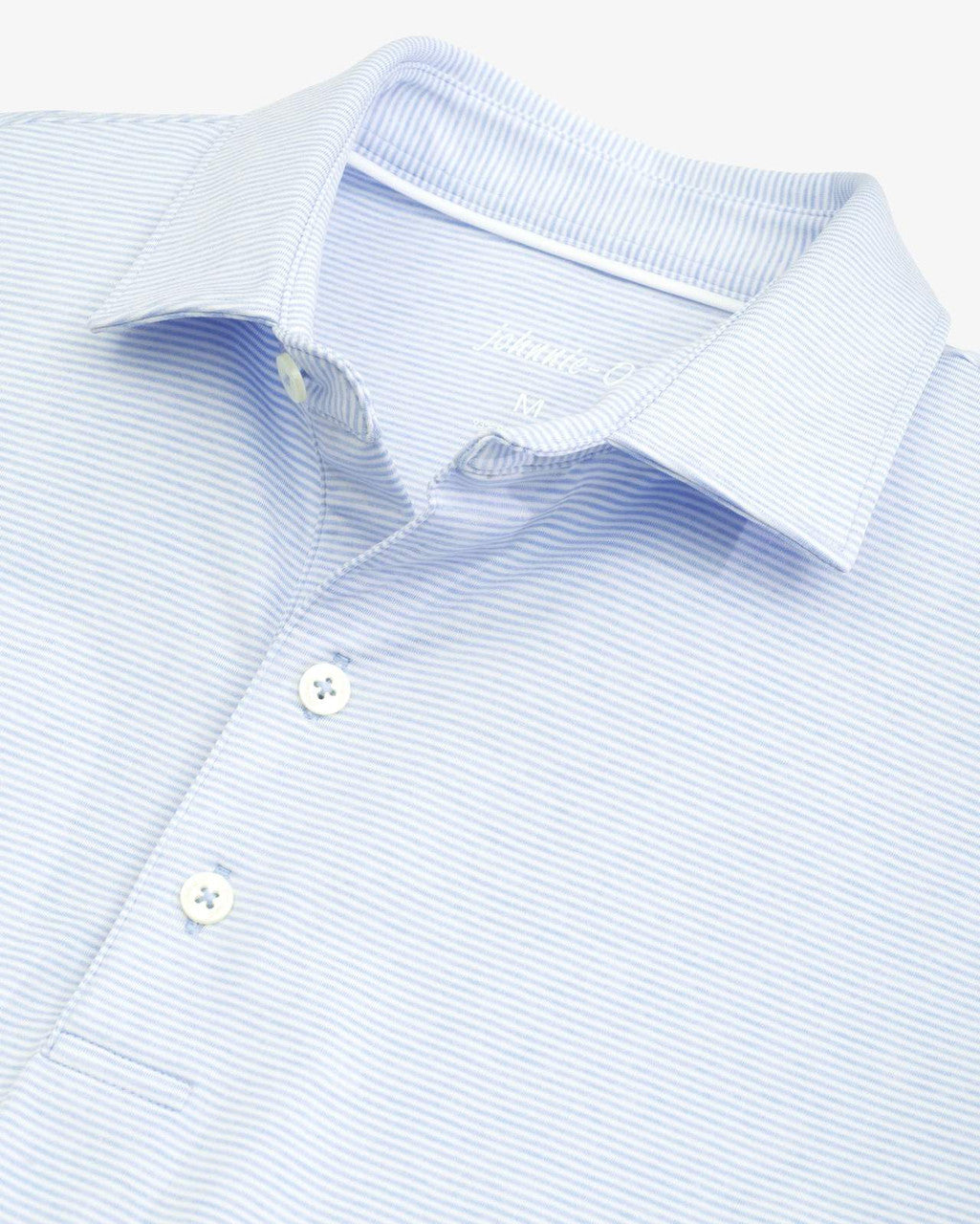 Johnnie-O Birdie PREP-FORMANCE Jersey Polo - Lyndon Stripe - Gulf Blue