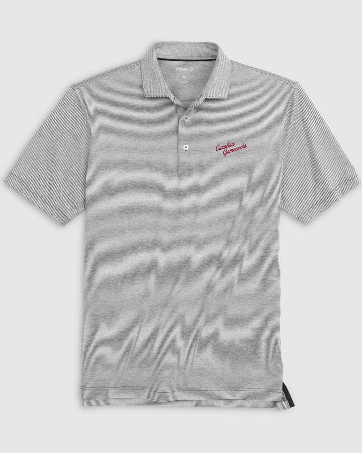 Johnnie-O University of South Carolina "Vault Logo" Lyndon Polo: Charcoal