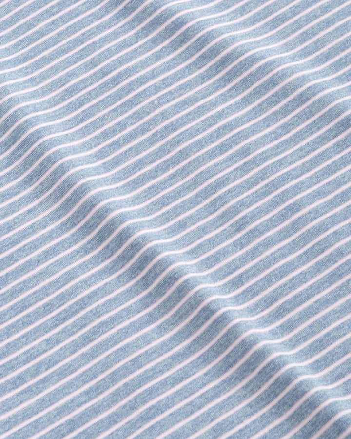 Johnnie-O Michael Striped Jersey Performance Polo: Monsoon
