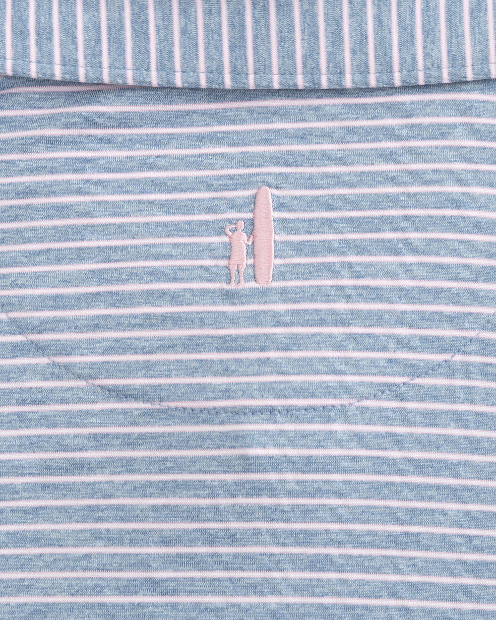 Johnnie-O Michael Striped Jersey Performance Polo: Monsoon