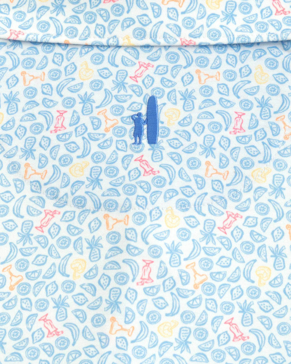 Johnnie-O Briley Printed Top Shelf Performance Polo: Malibu