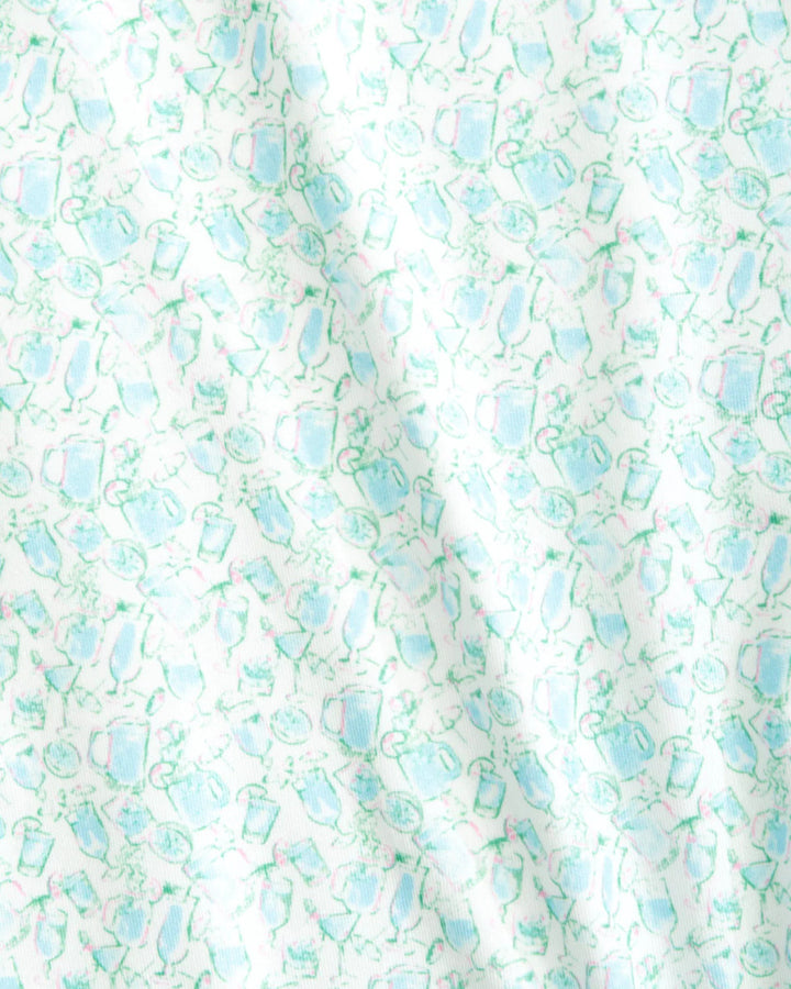 Johnnie-O Kilmer Printed Featherweight Performance Polo: Maliblu