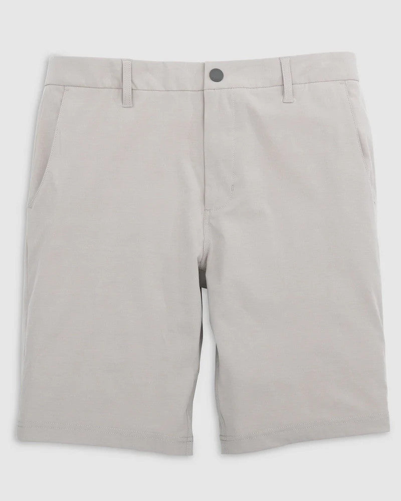 Johnnie-O Calcutta PREP-FORMANCE Woven Shorts: Light Khaki