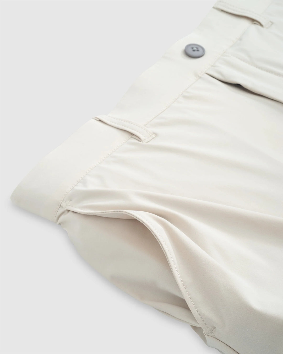 Johnnie-O Fusionn Knit Performance Pull-On Short 7": Stone