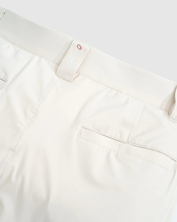 Johnnie-O Fusion Performance Elastic Waist Shorts: Stone