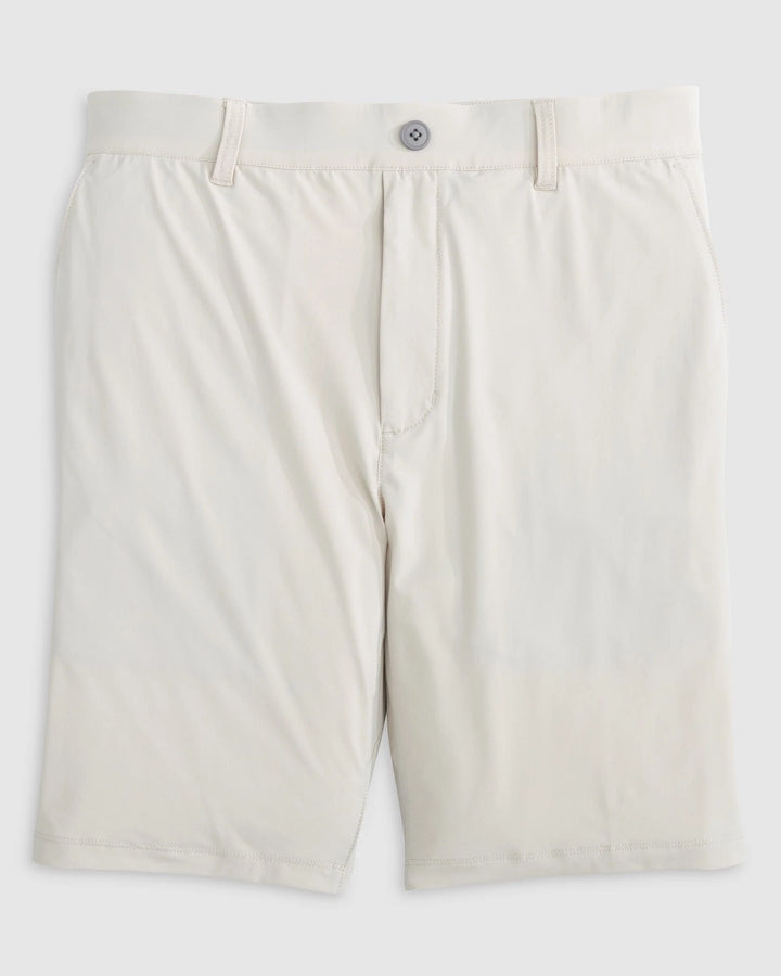 Johnnie-O Fusionn Knit Performance Pull-On Short 7": Stone
