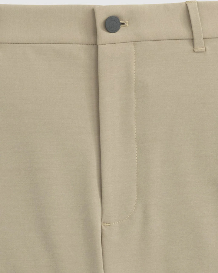 Johnnie-O Mulligan Performance Woven Shorts: Light Khaki