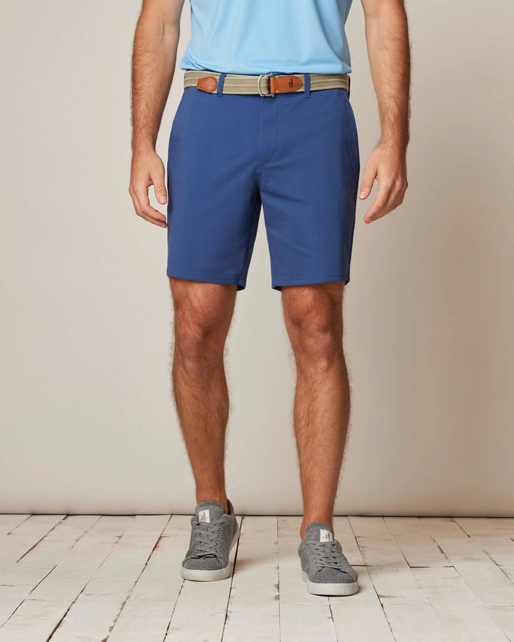 Johnnie-O Jupiters Cotton Performance Shorts: Lake