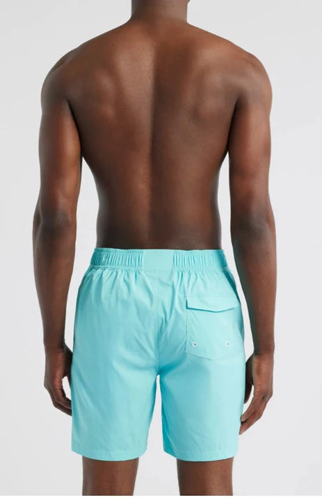Johnnie-O Half Elastic 7" Swim Trunks - Arcata: Baluga