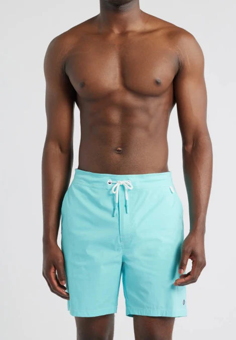 Johnnie-O Half Elastic 7" Swim Trunks - Arcata: Baluga