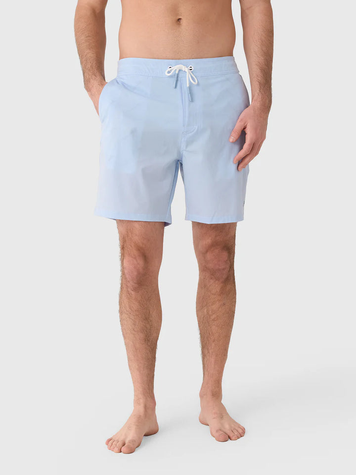 Johnnie-O Half Elastic 7" Swim Trunks - Arcata: Kona