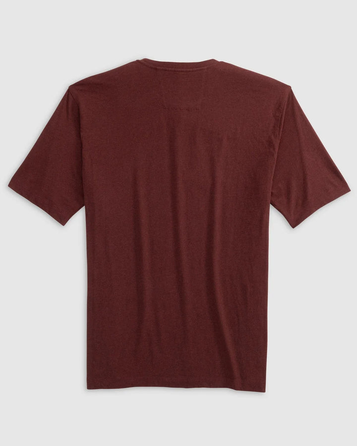 Johnnie-O University of South Carolina "Carolina Script" Heathered Spencer Cotton T-shirt: Maroon