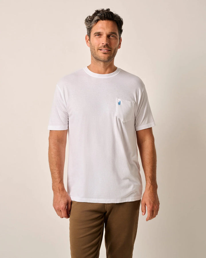 Johnnie-O Dale 2.0 Pocket T-shirt: White