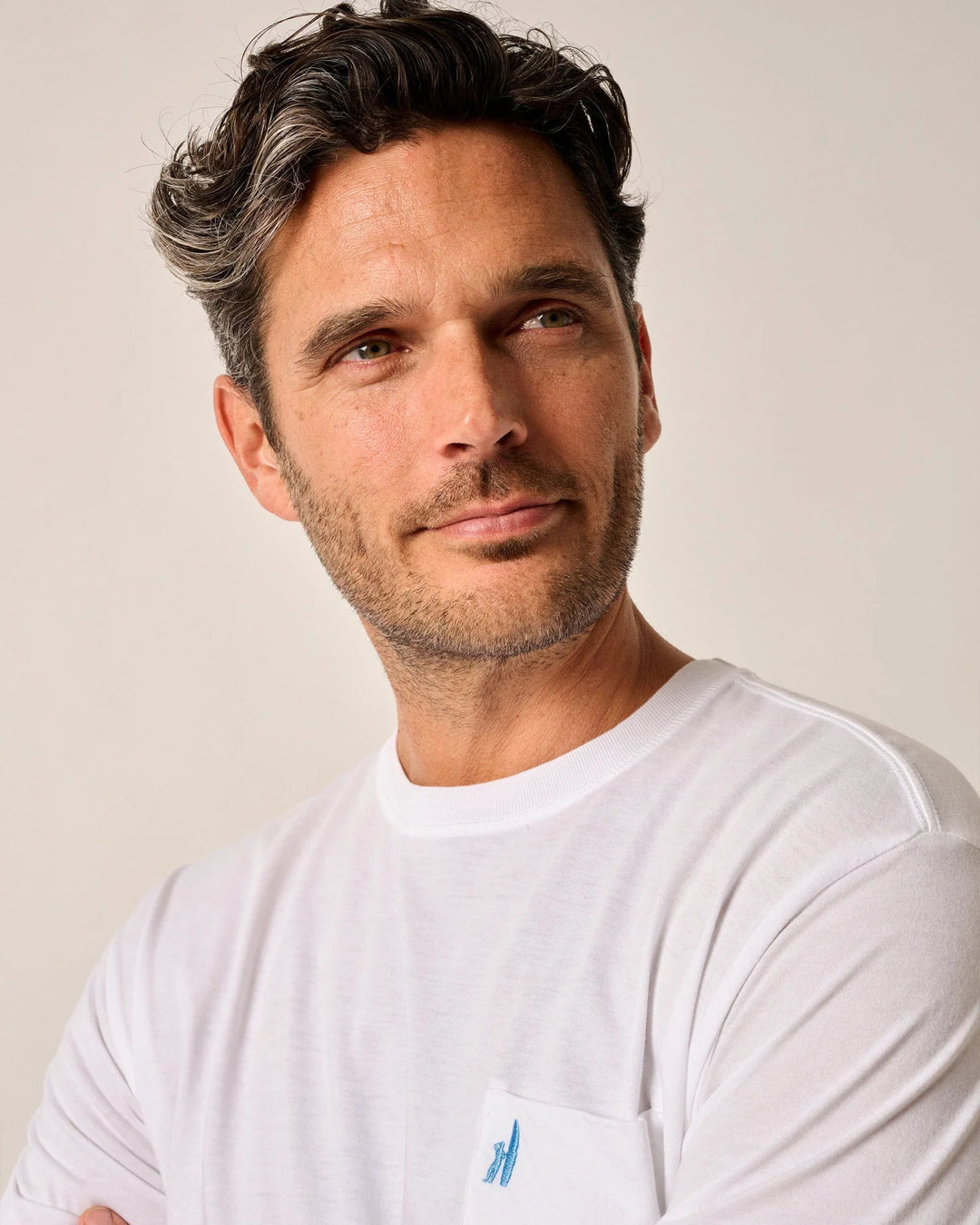 Johnnie-O Dale 2.0 Pocket T-shirt: White