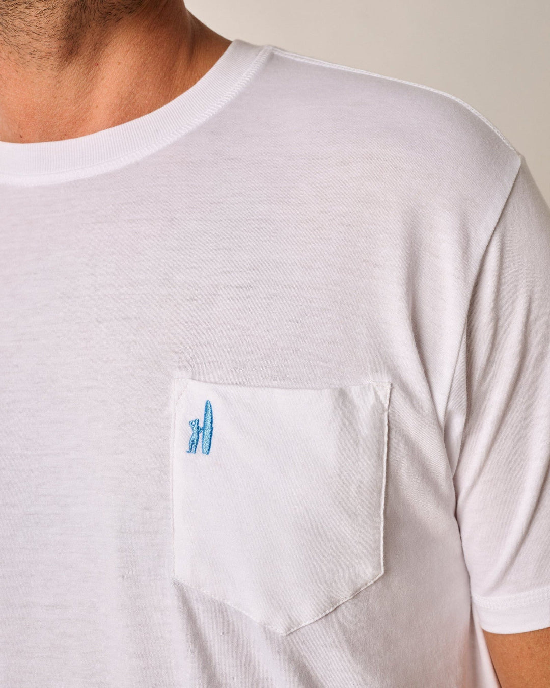 Johnnie-O Dale 2.0 Pocket T-shirt: White