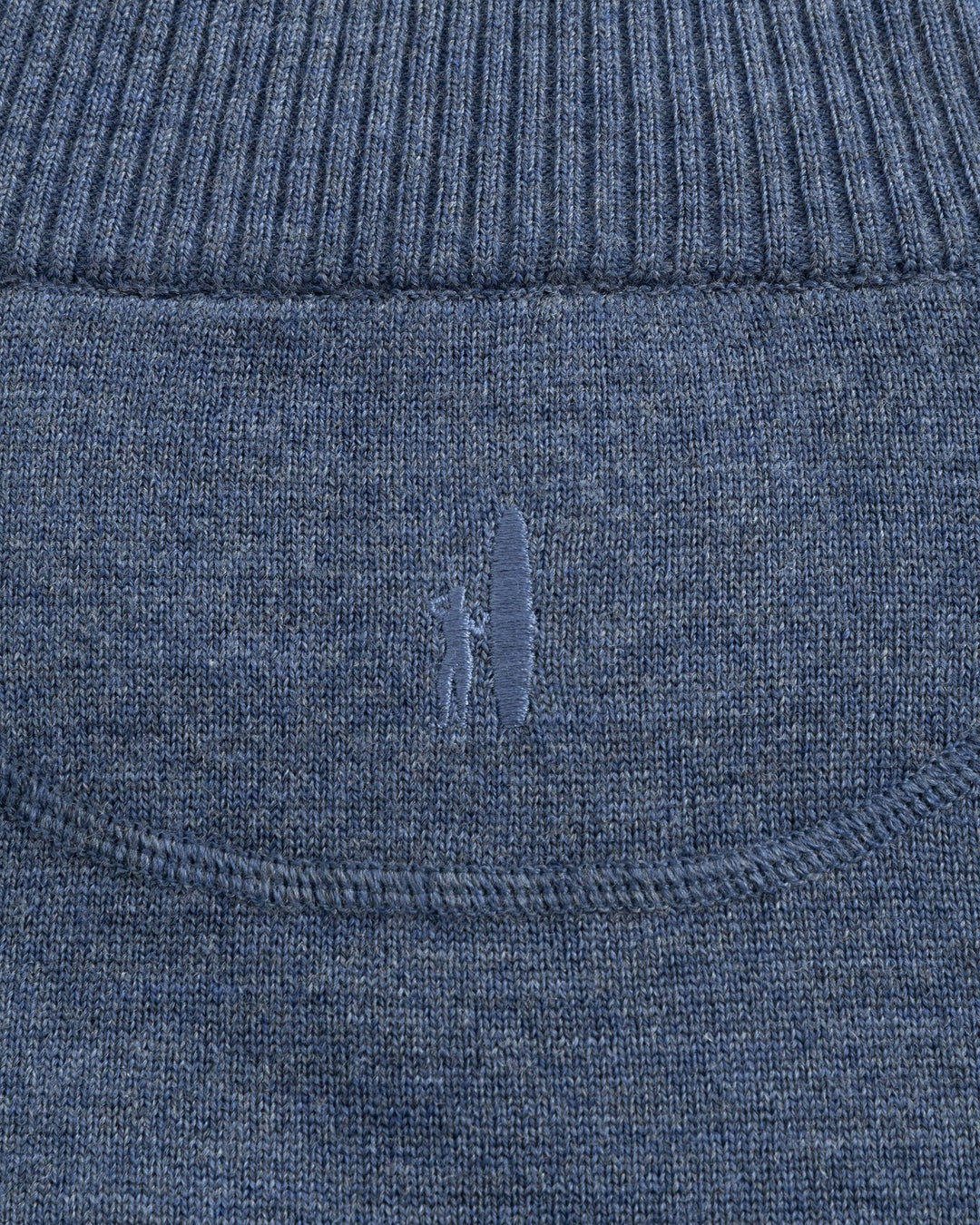 Johnnie-O Raynor Merino 1/4 Zip Sweater: Laguna Blue