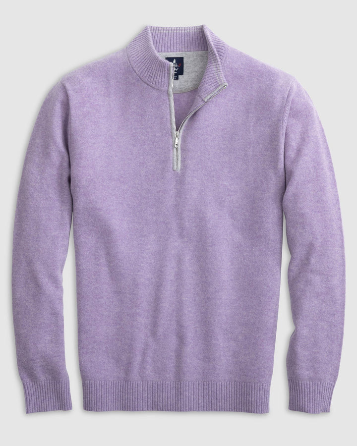Johnnie-O Mayfair Cashmere Quarter Zip Sweater: Galaxy