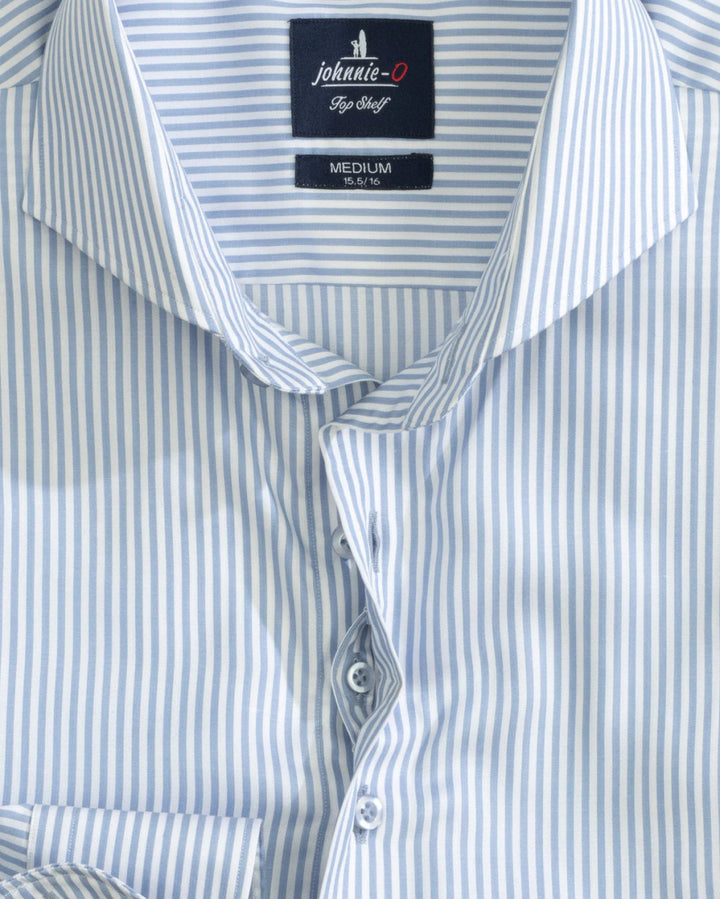 Johnnie-O Top Shelf Button Up Shirt - Judes: Laguna Blue