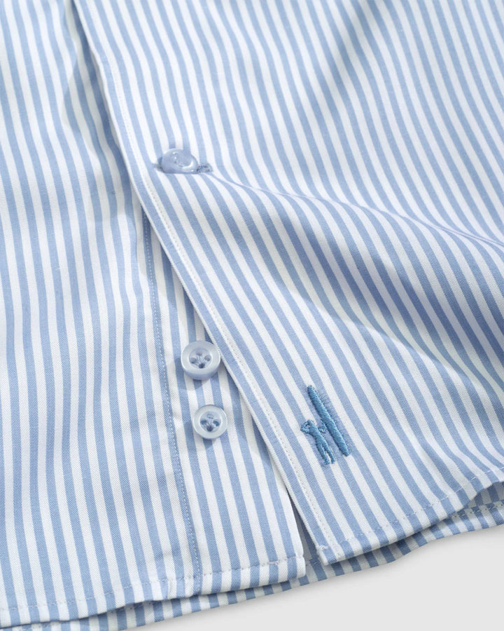 Johnnie-O Top Shelf Button Up Shirt - Judes: Laguna Blue