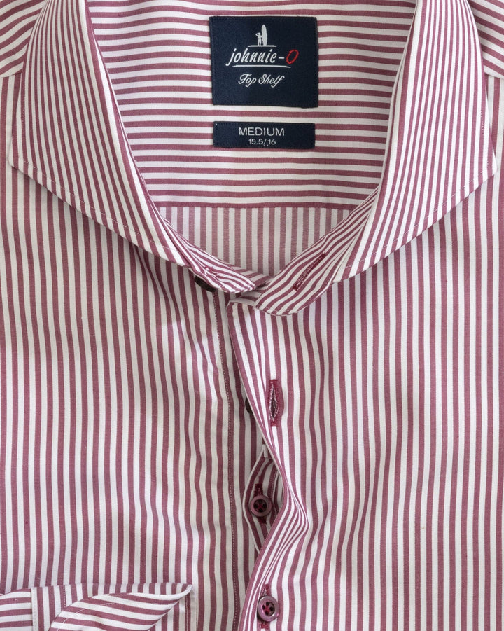 Johnnie-O Top Shelf Button Up Shirt - Judes: Rosewood