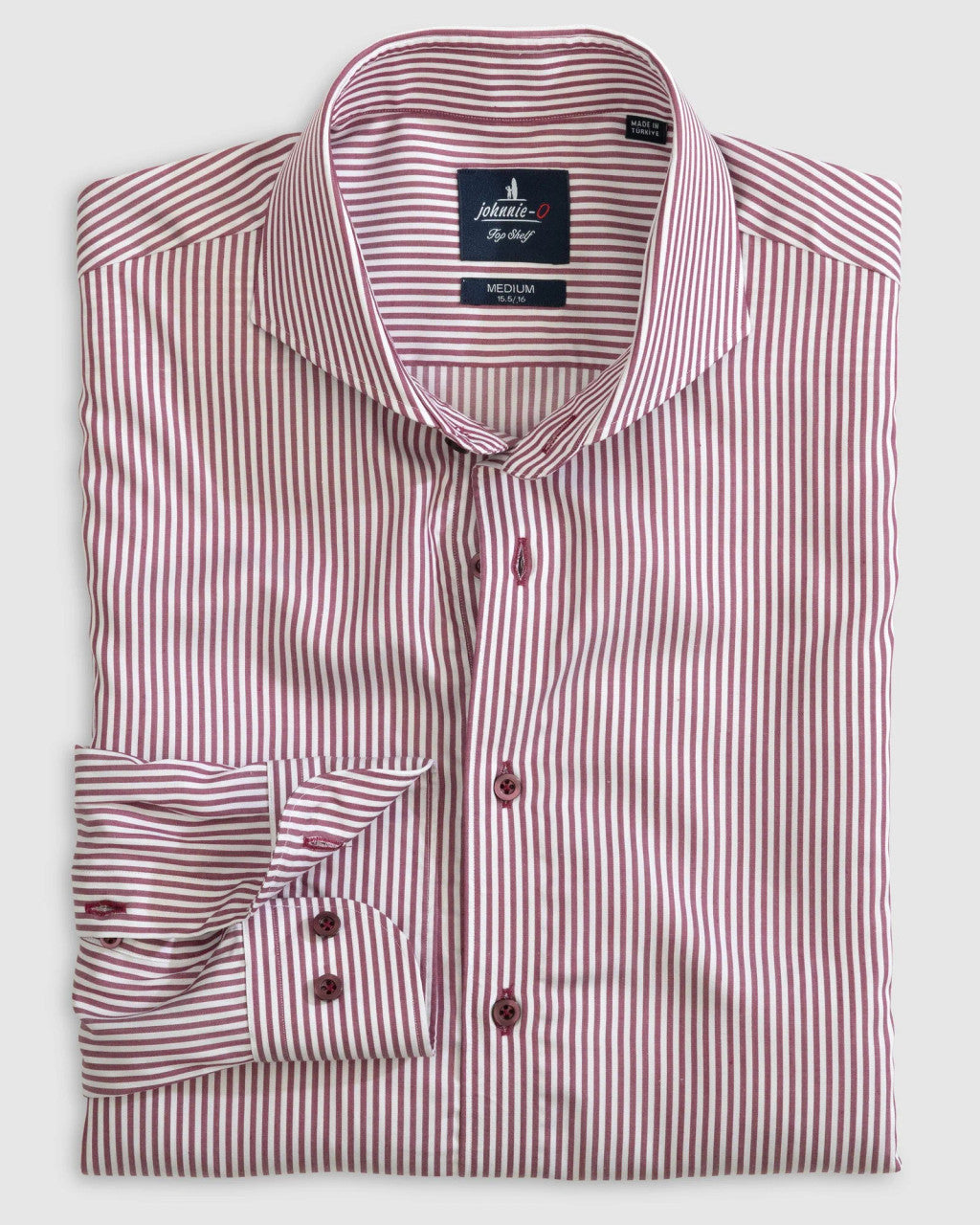 Johnnie-O Top Shelf Button Up Shirt - Judes: Rosewood