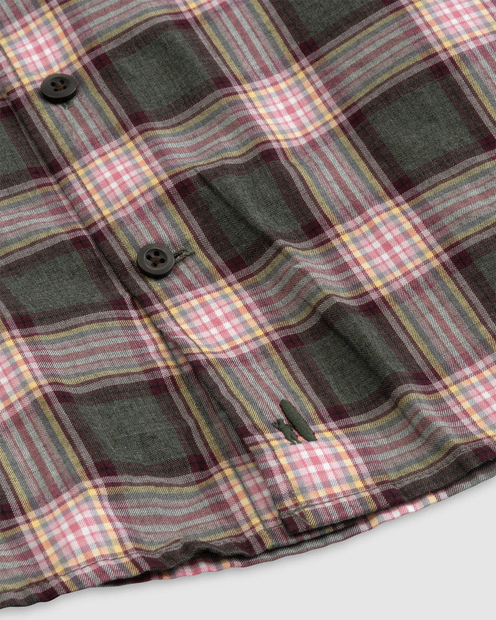 Johnnie-O Roanoke Tucked Button Up Shirt: Balsam