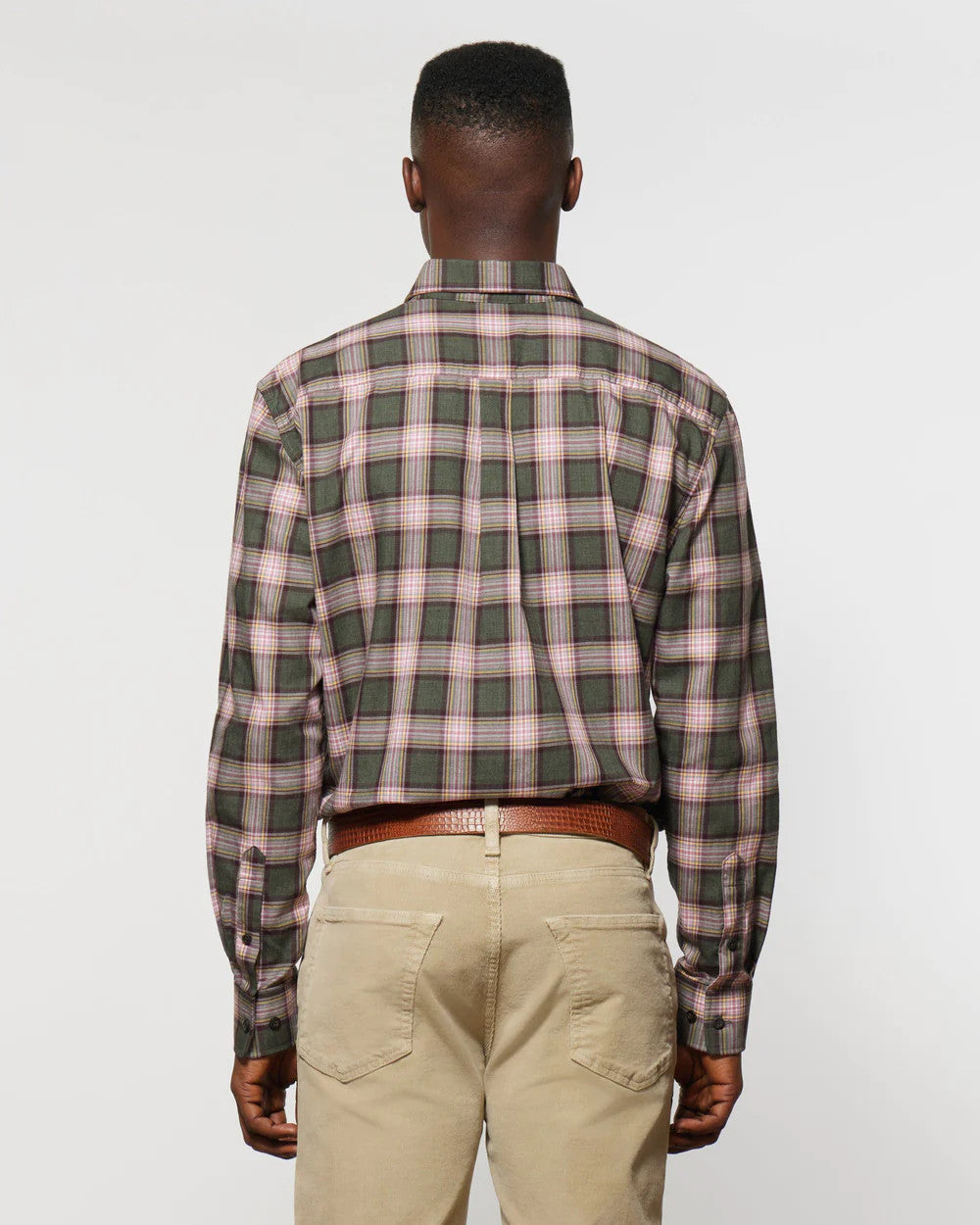 Johnnie-O Men's Roanoke Tucked Button Up Shirt in Balsam Johnnie-O Men's Roanoke Tucked Button Up Shirt in Balsam