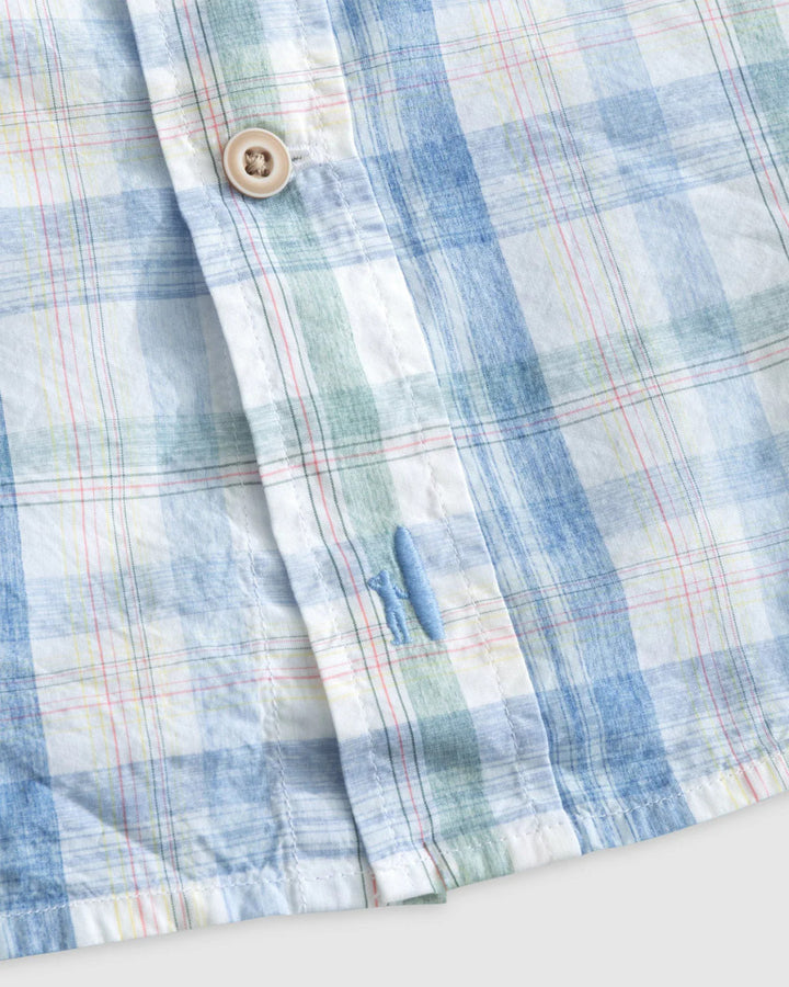 Johnnie-O Liden Button Up Shirt: Laguna Blue