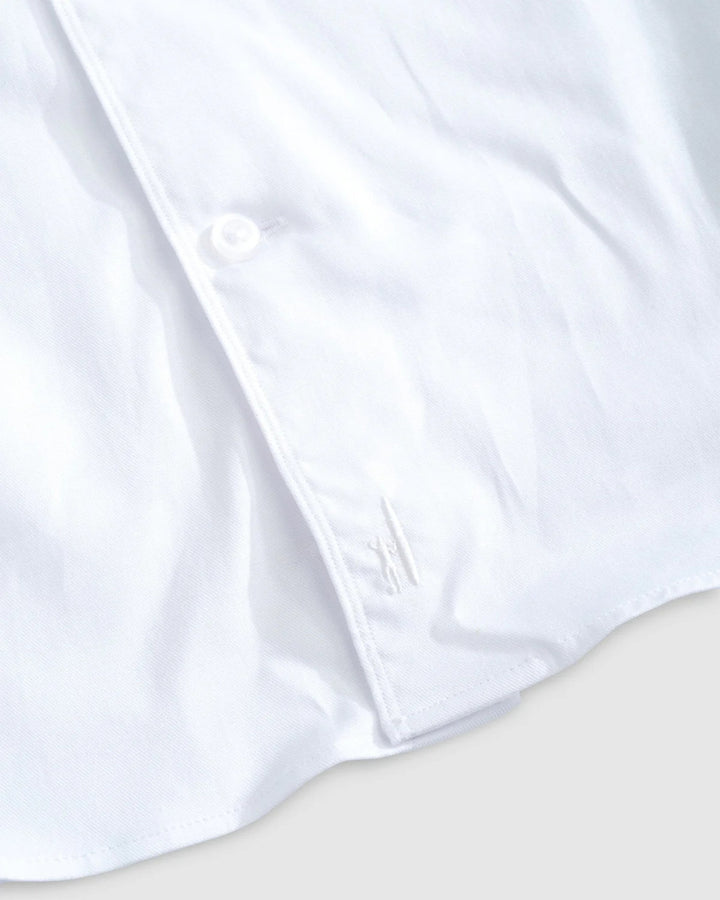 Johnnie-O Boswell Top Shelf Button Up Shirt: White