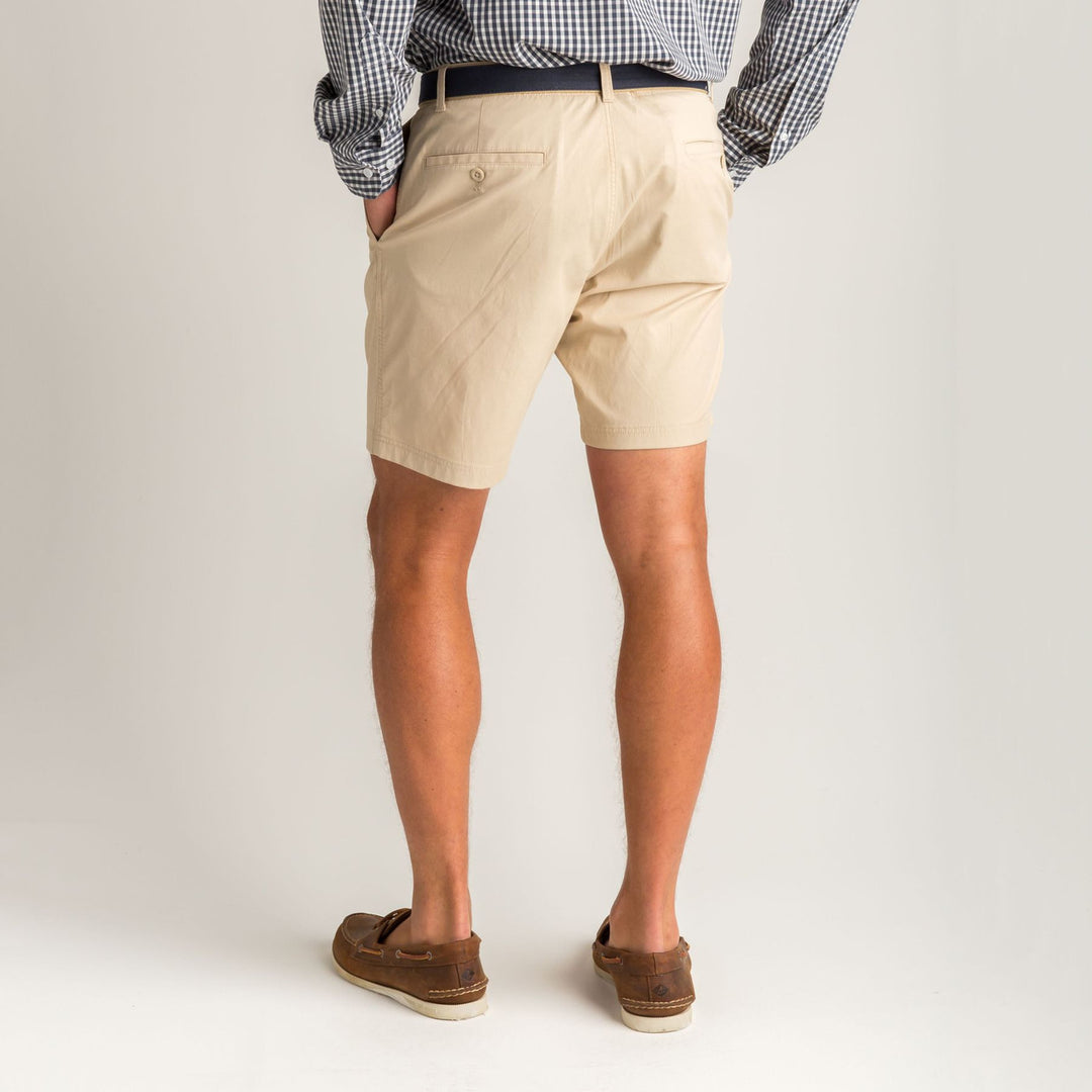 Duck Head 8" Harbor Performance Short: Stone