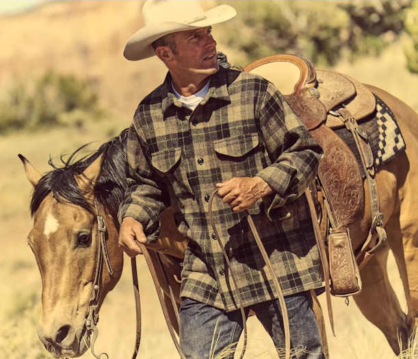 Filson Wool Jac-shirt: Oat, Brown, Heather Multi Plaid