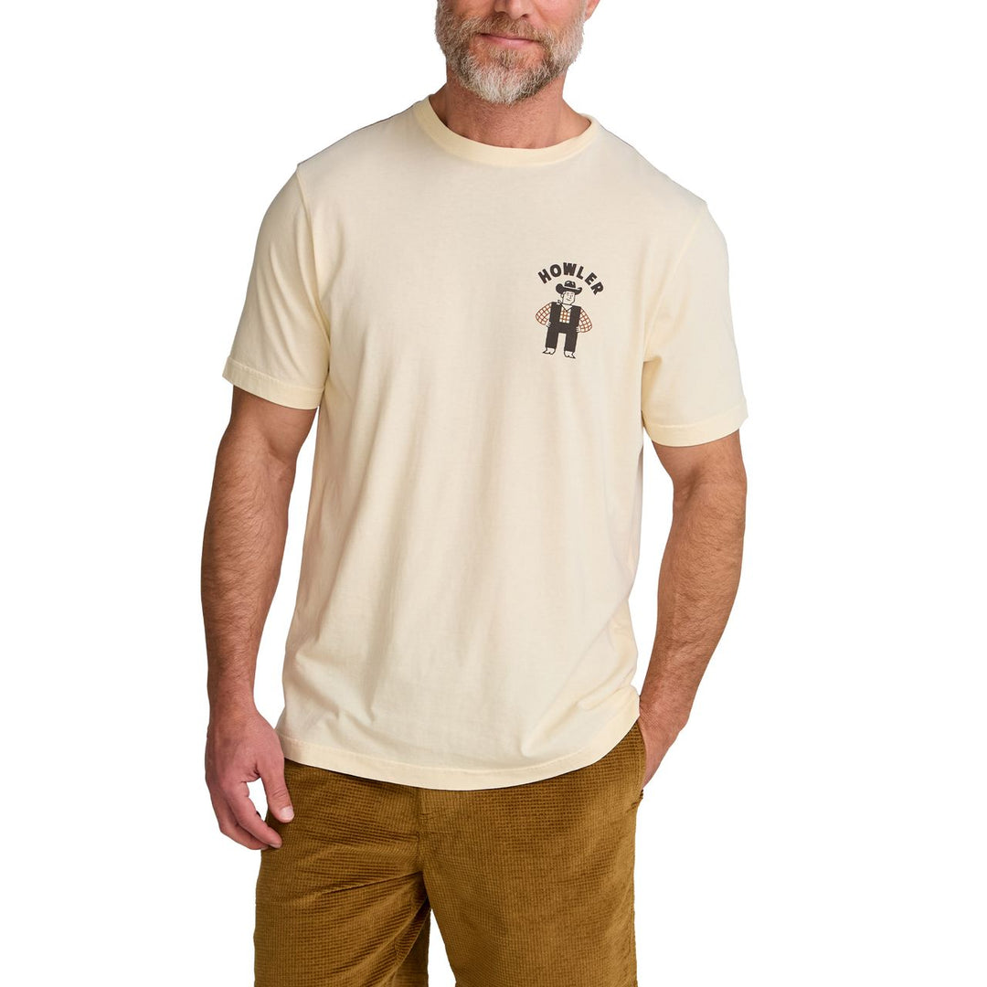 Howler Cotton T-shirt: Howler Western Wear - Natural