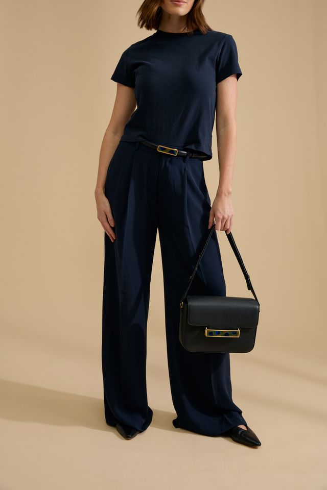 Brackish Oxford Handbag: Peacock