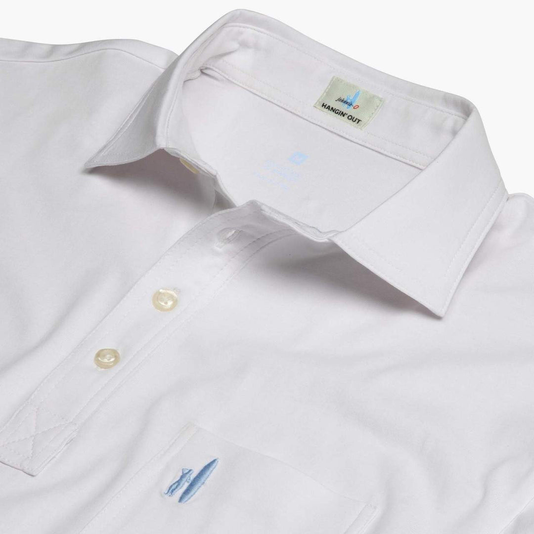 Johnnie-O The Original 4-Button Polo - White