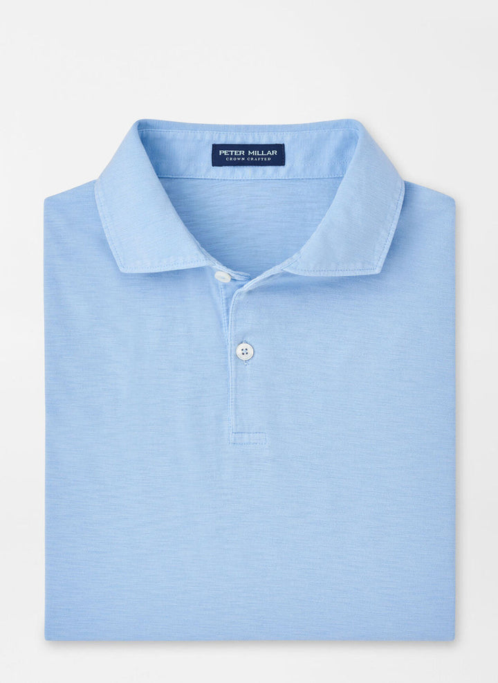 Peter Millar Crown Crafted Journeyman Polo: Blue Frost