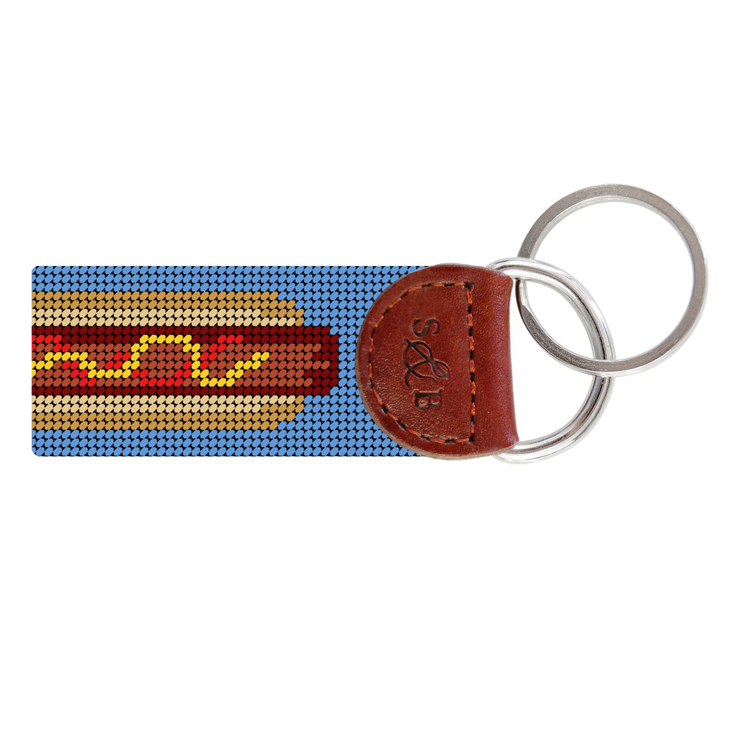 Smathers and Branson Jumbo Hot Dog Key Fob: Cornflower