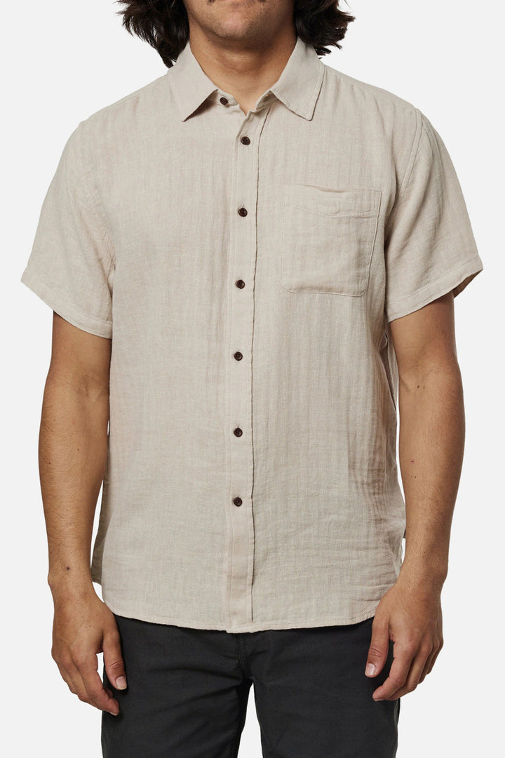 Katin Alan Solid Shirt: Light Gray