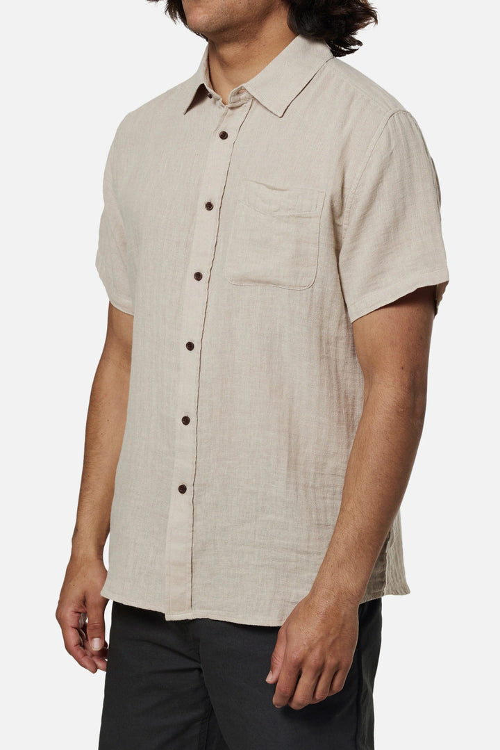 Katin Alan Solid Shirt: Light Gray