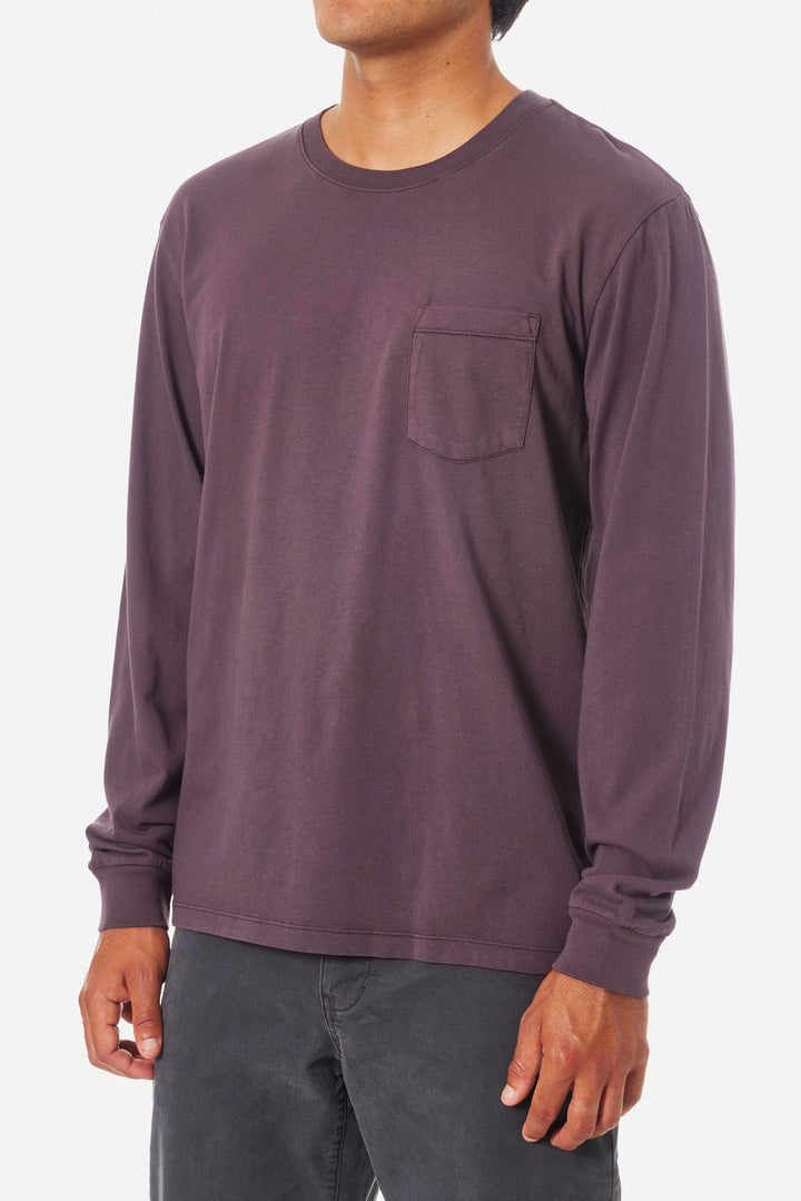 Katin Base Long Sleeve Tee: Dark Auralite