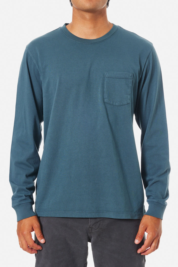 Katin Base Long Sleeve Tee: Hydro